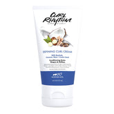 Curl Rhythm Defining Curl Cream bottle shows smooth, hydrated curls with shine.