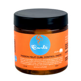 Curls Passion Fruit Control Paste bottle close-up for smooth edges