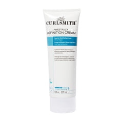 Curlsmith Awestruck Definition Cream bottle showing medium hold for defined curls