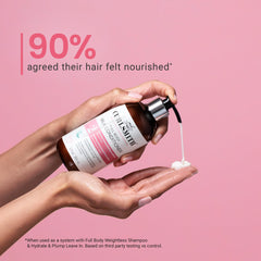 Curlsmith Full Body Conditioner being applied to hair for detangling and nourishment.