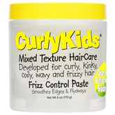 CurlyKids Frizz Control Paste - botella de 170 g para rizos definidos y suaves.
