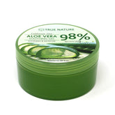 CUROFIT True Nature Aloe Gel packaging close-up for premium skincare.