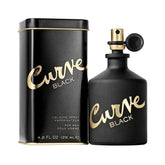Curve Black bottle front view shows bold masculine design