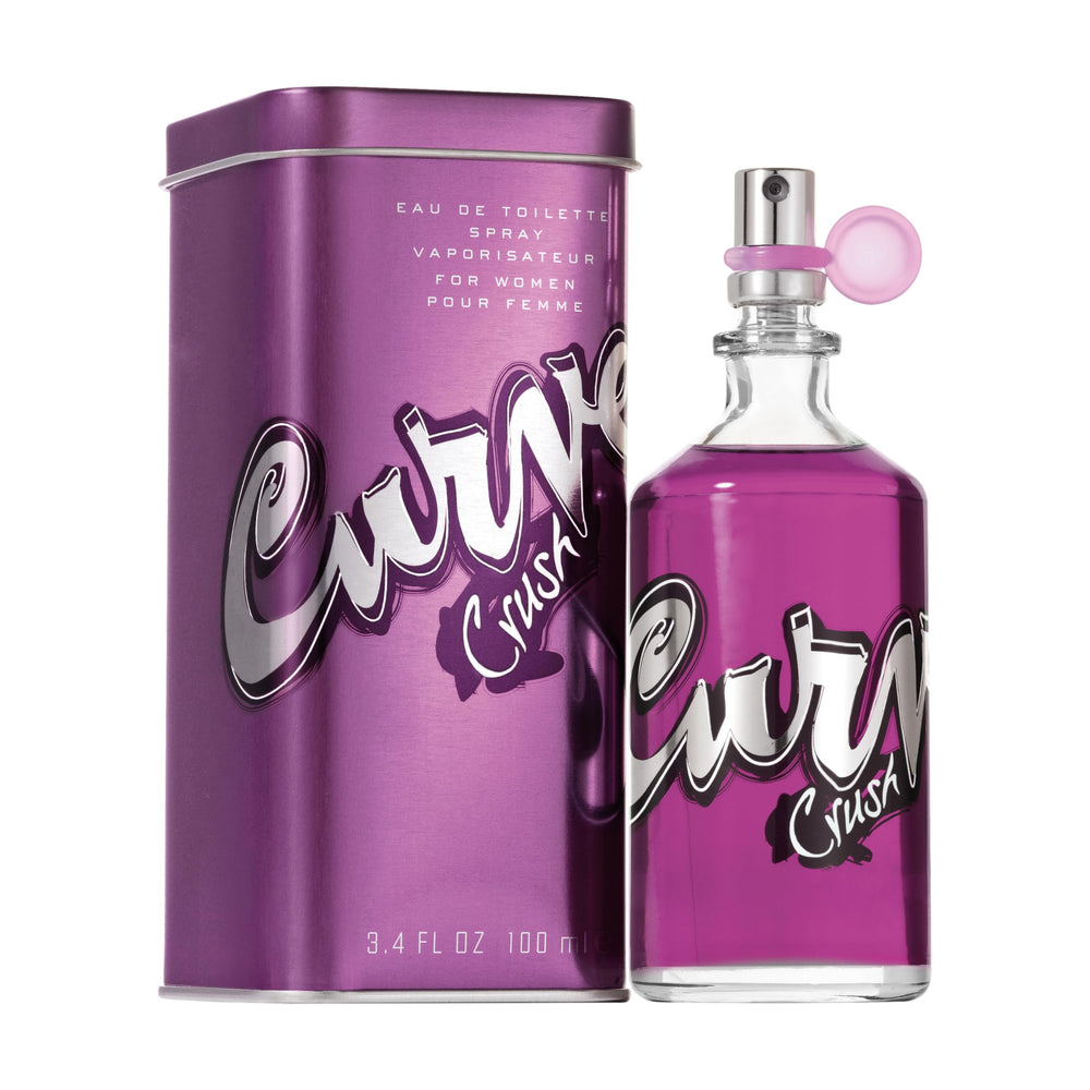 Curve Crush eau de toilette bottle on a vanity, ideal for daytime wear.