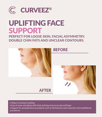 Curveez Open-Ear Design Chin Strap keeps ear comfort intact during extended wear.