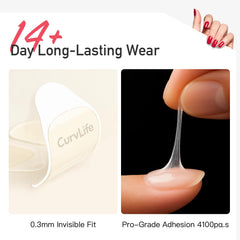 Curvlife CareHold: tapas adhesivas 0.3mm ultra-delgadas para un aspecto natural