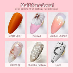 CurvLife diseños de uñas arte gel, para patrones detallados y duraderos.