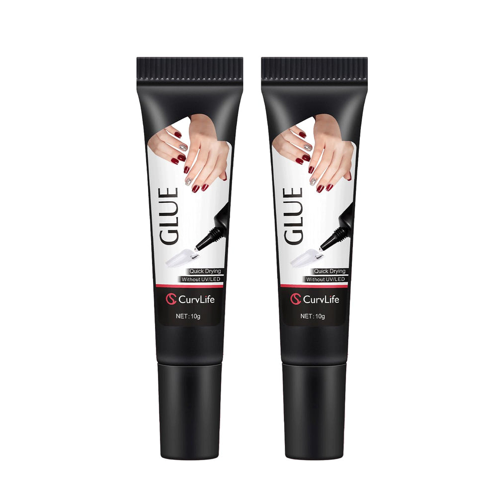 Curvlife pegamento semisólido 10 g, secado rápido para uñas postizas