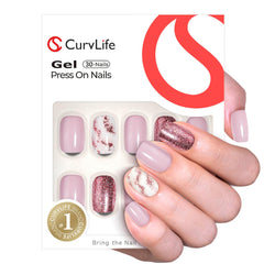 CurvLife acabado nude brillante para un estilo elegante y duradero.