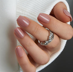 CurvLife uñas postizas con gel brillo para un acabado profesional en casa
