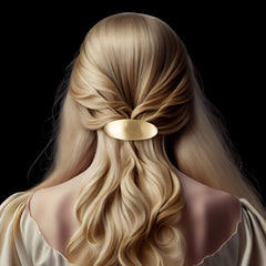 CustomyLife large barrette for thick hair provides secure all-day wear.
