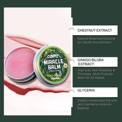 CXDFTL Miracle Balm texture close-up shows light, fast-absorbing formula.