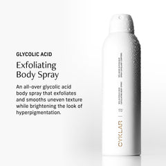 CYKLAR 10% AHA toner texture refinement spray.