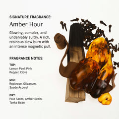 CYKLAR Amber Hour Tonka Bean note delivers warm sweetness and magnetism.