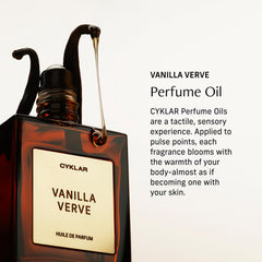 CYKLAR Vanilla Verve on pulse-points for long-lasting warmth.