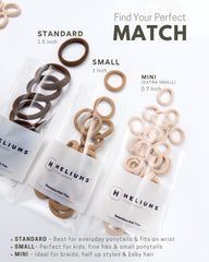 Cyndibands no damage hair ties protect thin hair and kids' hairstyles.