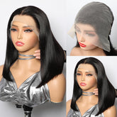 CYSDRH bob wig with 13x6 HD lace front for natural scalp visibility.