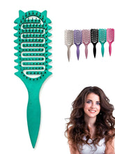 CZG Curl Defining Brush ergonomic handle aids comfortable detangling and curl shaping.