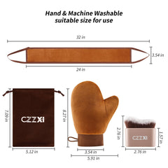 CZZXI back tanning applicator 32-inch length enables full coverage solo