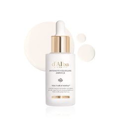 d'alba Piedmont White Truffle Ampoule bottle showing premium packaging for hydration and nourishment.