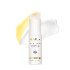 d'alba Piedmont White Truffle Double Serum stick balm packaging for on-the-go hydration.