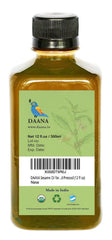 DAANA aceite de sésamo aplicado sobre la piel para nutrir y exfoliar ligeramente.