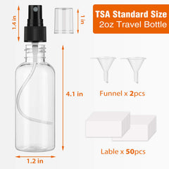 Dabacc TSA-approved travel bottle fits easily in your bag.
