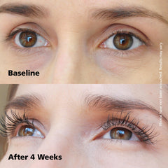 Eyebrow tube close-up showing precise applicator