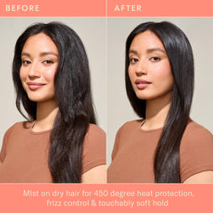 Moringa seed oil detail in DAE Agave protection spray for moisture