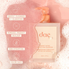 DAE Desert Detox pour shows easy distribution for deep cleansing.