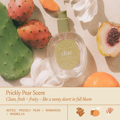 DAE Prickly Pear Hair Oil on wet hair for frizz control and detangling.