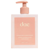 DAE Signature Conditioner bottle front view highlighting hydration and frizz control
