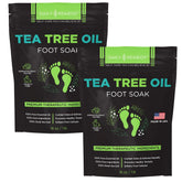 Daily Remedy Tea Tree Oil Foot Soak bath for soothing tired feet and toenail comfort.
