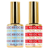 Daisy DND DC Base Gel 800 aplicado para uñas duraderas.