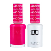 DAISY DND es esmalte gel rosa 640 en botella, color intenso para uñas.