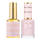 Esmalte gel DAISY DND Pina Colada en botella rosada para uñas