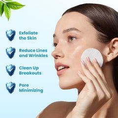 Dalin: discos no tejidos texturizados para exfoliación uniforme y suave.