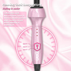 DAN Technology Dan 500℉ hot comb pink ceramic glaze for smooth, glossy hair