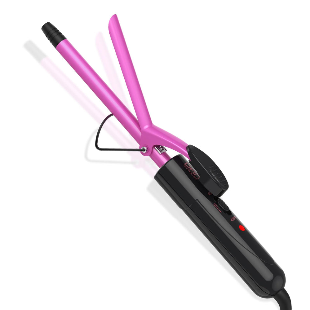 DAN Technology 13mm ceramic curling wand ready to define short hair curls