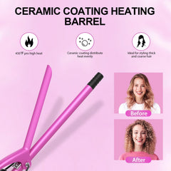 DAN Technology compact curling wand design for travel-friendly styling