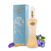 Dana Heaven Sent perfume bottle close-up, showcasing elegant design for gifting.