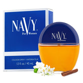 Dana Navy bottle close-up for daily wear, classic feminine silhouette