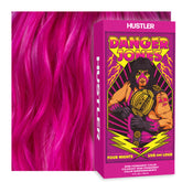 Danger Jones Hustler Pink bottle pour shows vibrant color with easy control.