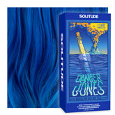 Danger Jones Solitude Blue bottle close-up shows vibrant color for bold style