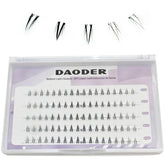 DAODER bottom lash clusters tray view for DIY extensions