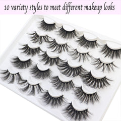 DAODER easy apply and remove lashes with flexible band.