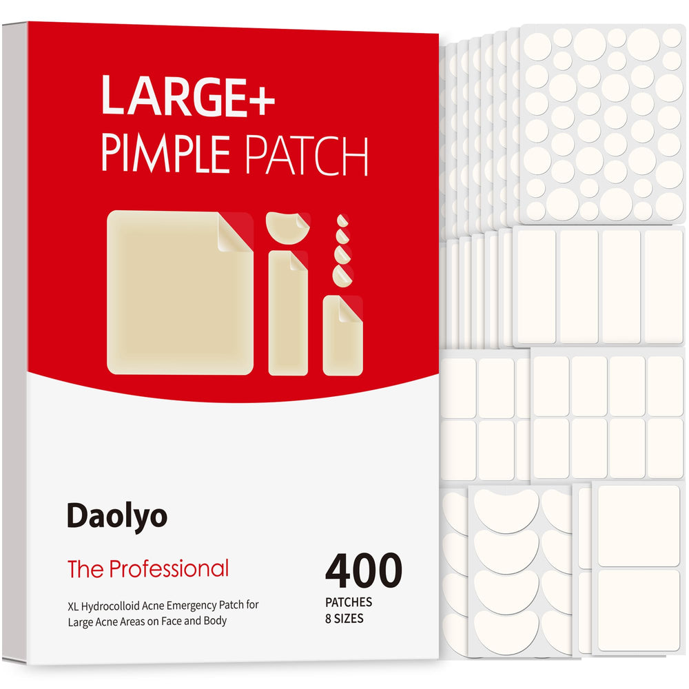 Daolyo parche acne redondo 8 mm para rostro, tratamiento rápido y discreto.