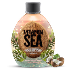 DARK TANS EXCLUSIVE Vitamin Sea Bronceador, textura cremosa que facilita la aplicación y mezcla.