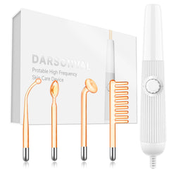 DARSONVAL high frequency facial wand front view, compact handheld design for at-home care.