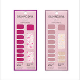 Dashing Diva Fleur Flair: tiras de gel con acabado lacado para uñas elegantes.
